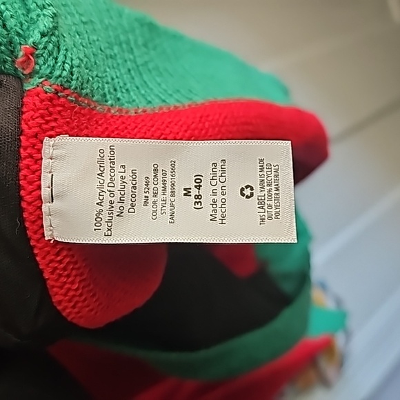 LIGHTS UP!!!Womens medium oversized Holiday cow light up sweater nwots - Picture 5 of 8